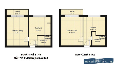 Prodej, byt 1+1, 35 m2, Šternberk
