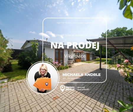 Prodej, rodinný dům se zahradou, 973 m² - Vikýřovice