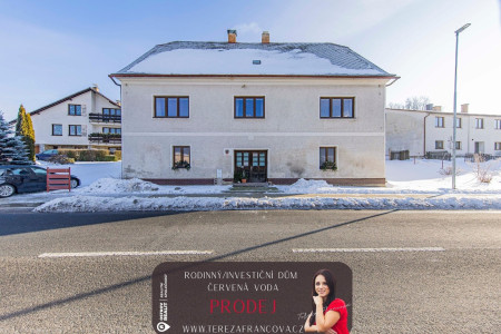 Prodej, rodinný dům, 1089 m², Červená Voda
