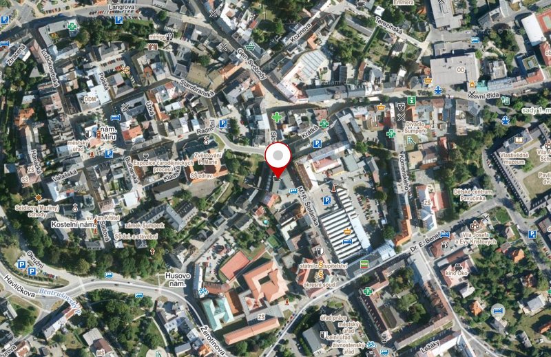 Pronájem, kancelářské prostory, 13 m², ul. M. R. Štefánika, Šumperk