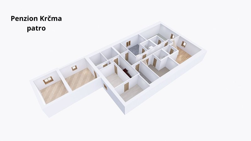 Prodej, penzion s apartmány, 2000 m2, Dolní Morava