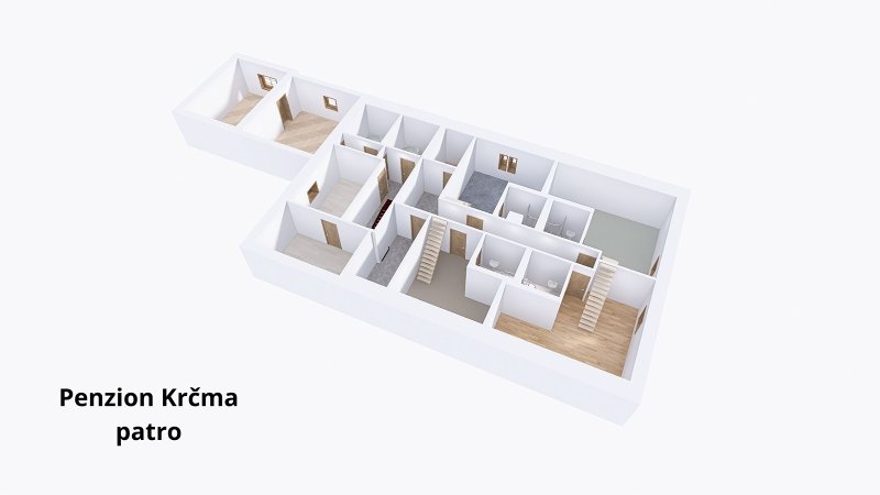 Prodej, penzion s apartmány, 2000 m2, Dolní Morava