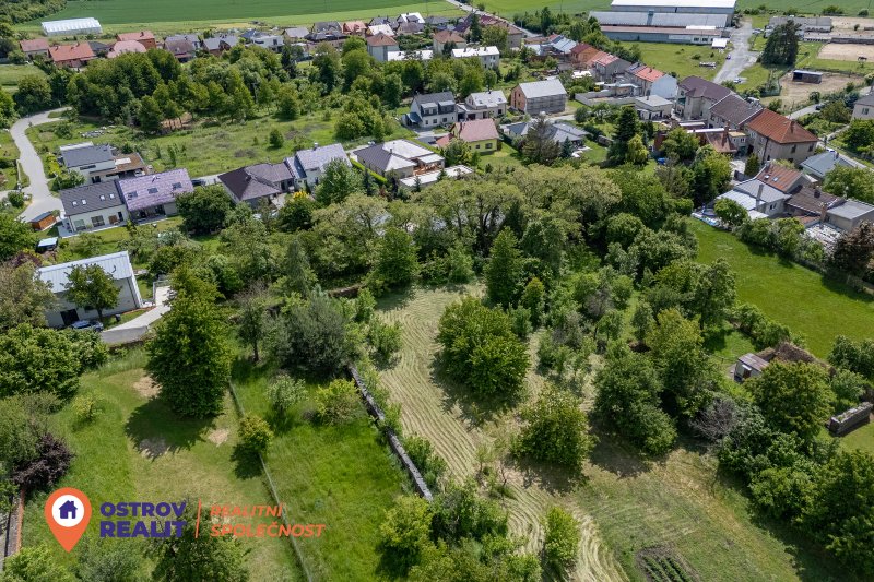 Prodej, stavební pozemek 1000 m2, Olomouci – Droždín