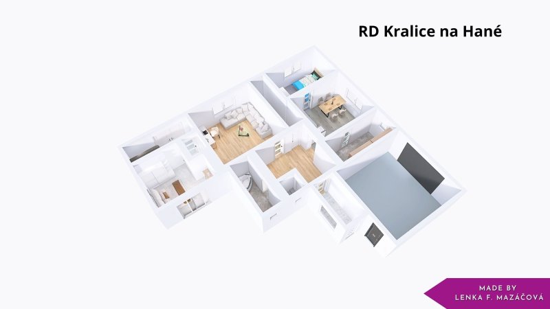 Prodej rodinný dům, zahrada, 489 m2, Kralice na Hané