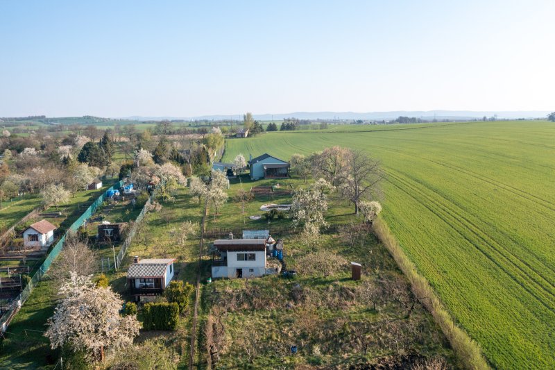 Prodej, zahrady s chatou, 1 400 m2, Kokory