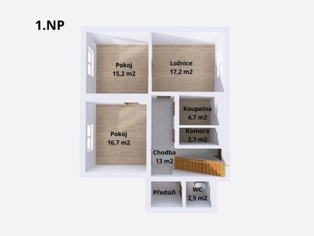 Prodej, rodinný dům, 1120 m2, Rovensko