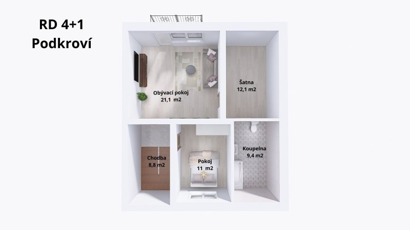 Prodej, rodinného domu 4+1 se zahradou 580 m2, Uničov