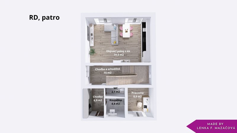 Prodej, rodinný dům, 1164 m2, Dolní žleb